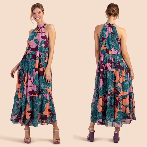 Trina Turk Sunglasses Maxi Dress - Picture 4 of 8